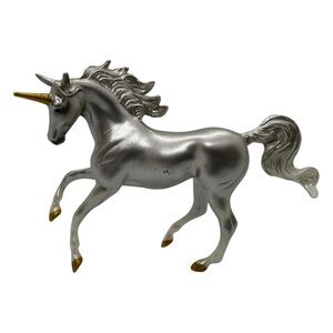 Breyer Silver Unicorn Figurine